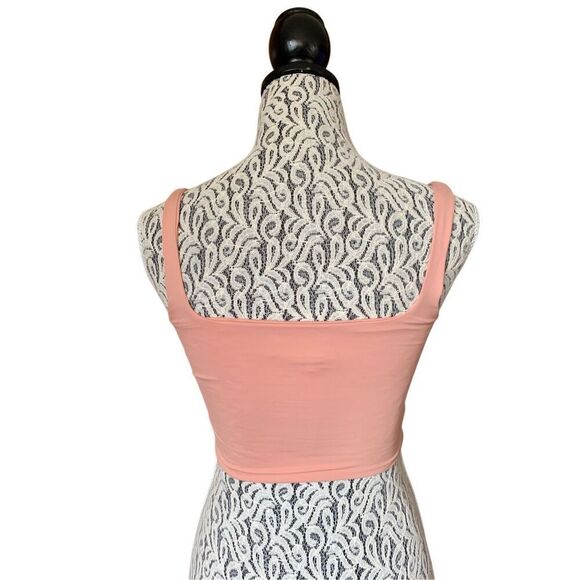 Meshki Jazmin‎ Scoop Neck Crop Top in Apricot Size S - Picture 8 of 10